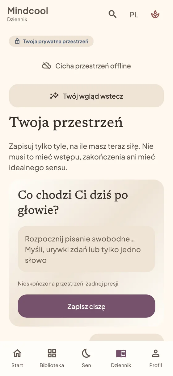 Dziennik: zapisz swoje myśli
