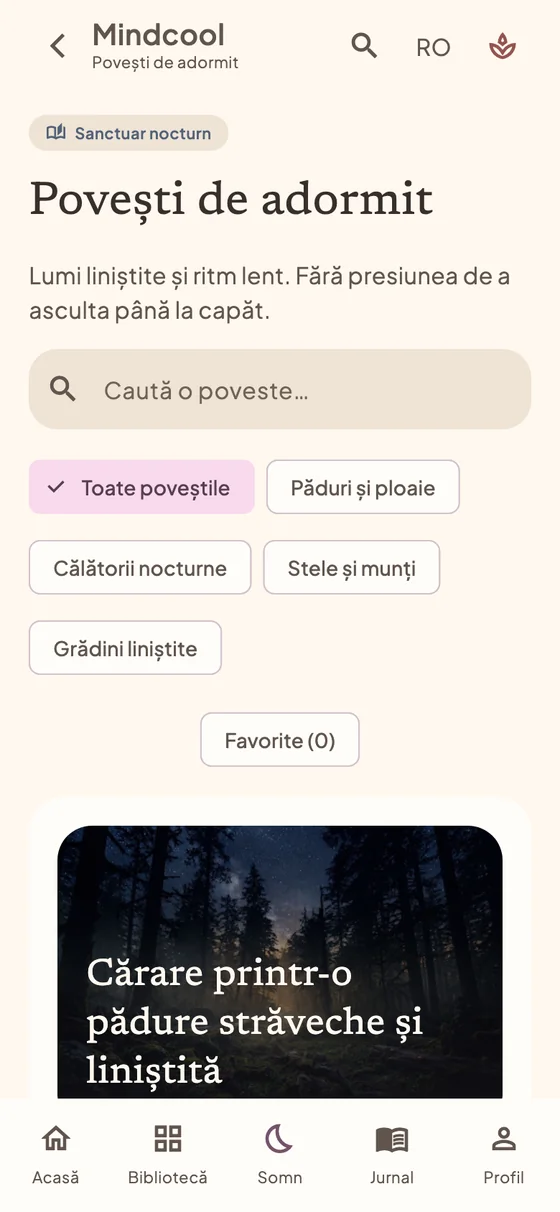 Seara, povești și sunete